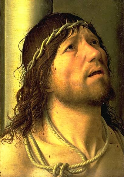 Antonello da Messina Christ at the Column (detail)